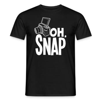 Drôle Photographie Photographe Photographe Cadeau - T-shirt homme - noir - Devant - AI Model Male 178 light (178cm)