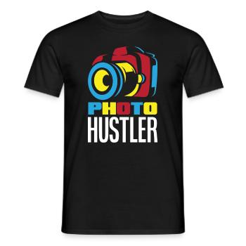 Drôle Photographie Photographe Photographe Cadeau - T-shirt homme - noir - Devant - AI Model Male 178 light (178cm)