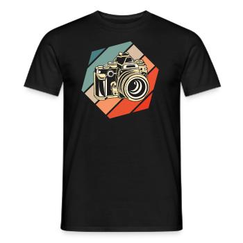 Drôle Photographie Photographe Photographe Cadeau - T-shirt homme - noir - Devant - AI Model Male 178 light (178cm)