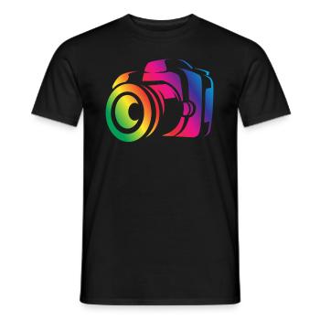 Drôle Photographie Photographe Photographe Cadeau - T-shirt homme - noir - Devant - AI Model Male 178 light (178cm)