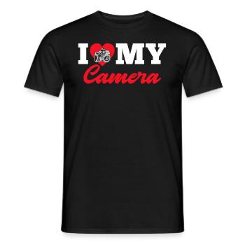 Drôle Photographie Photographe Photographe Cadeau - T-shirt homme - noir - Devant - AI Model Male 178 light (178cm)