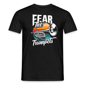 Trompete Trompeter Trompeten Spieler - Männer T-Shirt - Schwarz - Vorne - AI Model Male 178 light (178cm)