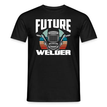 Lustiges Schweißer Geschenk - Männer T-Shirt - Schwarz - Vorne - AI Model Male 178 light (178cm)