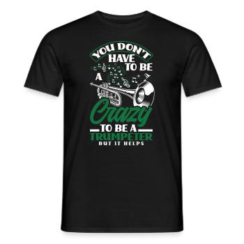 Trompete Trompeter Trompeten Spieler - Männer T-Shirt - Schwarz - Vorne - AI Model Male 178 light (178cm)