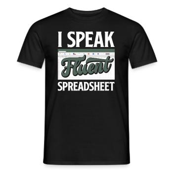 Funny Tax Advisor Accountant Gift - Men's T-Shirt - black - Front - AI Model Male 178 light (178cm)