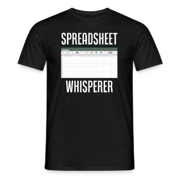 Drôle de cadeau comptable de conseiller fiscal - T-shirt homme - noir - Devant - AI Model Male 178 light (178cm)