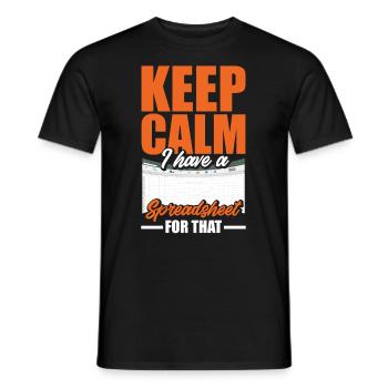 Drôle de cadeau comptable de conseiller fiscal - T-shirt homme - noir - Devant - AI Model Male 178 light (178cm)