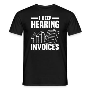 Drôle de cadeau comptable de conseiller fiscal - T-shirt homme - noir - Devant - AI Model Male 178 light (178cm)