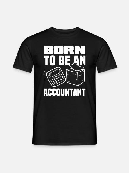 Lustiges Steuerberater Buchhalter Geschenk - Männer T-Shirt - Schwarz