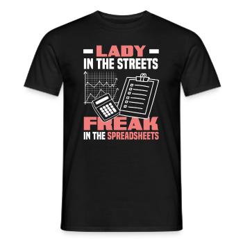 Drôle de cadeau comptable de conseiller fiscal - T-shirt homme - noir - Devant - AI Model Male 178 light (178cm)