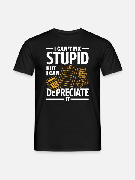 Lustiges Steuerberater Buchhalter Geschenk - Männer T-Shirt - Schwarz