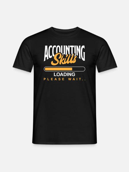 Lustiges Steuerberater Buchhalter Geschenk - Männer T-Shirt - Schwarz