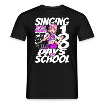 100. Tag Der Schulgesundkostüm 100 Schultage - Männer T-Shirt - Schwarz - Vorne - AI Model Male 178 light (178cm)