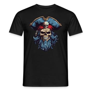 Conception de chant de mer pour les proches tout en chantant - T-shirt homme - noir - Devant - AI Model Male 178 light (178cm)