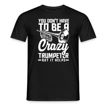 Trompete Trompeter Trompeten Spieler - Männer T-Shirt - Schwarz - Vorne - AI Model Male 178 light (178cm)