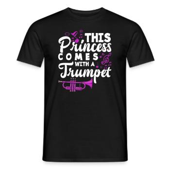 Trompete Trompeter Trompeten Spieler - Männer T-Shirt - Schwarz - Vorne - AI Model Male 178 light (178cm)