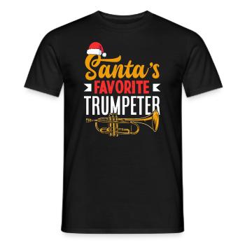 Trompete Trompeter Trompeten Spieler - Männer T-Shirt - Schwarz - Vorne - AI Model Male 178 light (178cm)