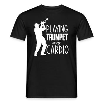 Trompete Trompeter Trompeten Spieler - Männer T-Shirt - Schwarz - Vorne - AI Model Male 178 light (178cm)