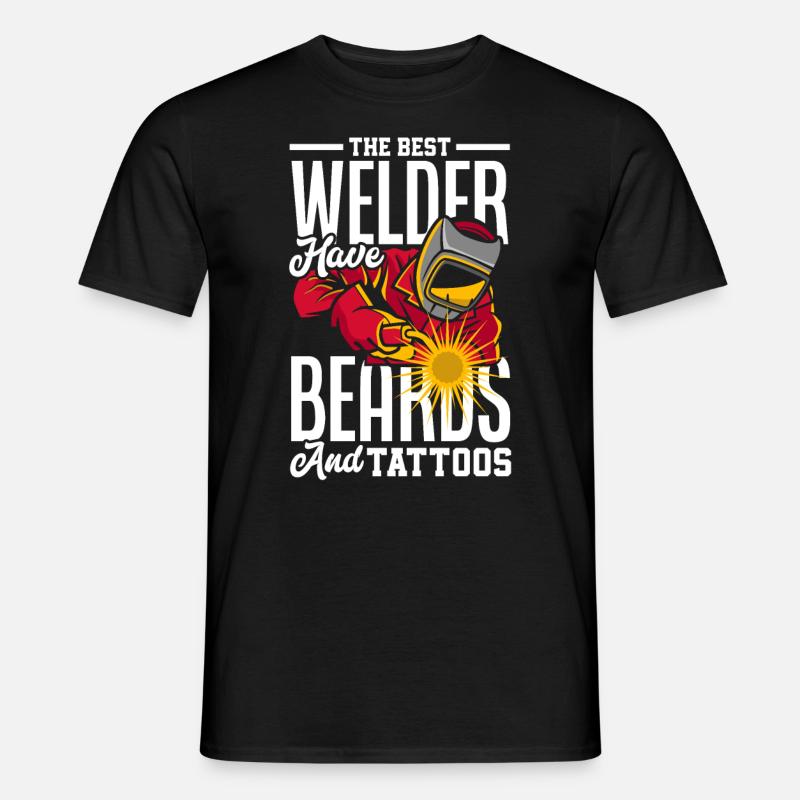 Lustiges Schweißer Geschenk - Männer T-Shirt - Schwarz