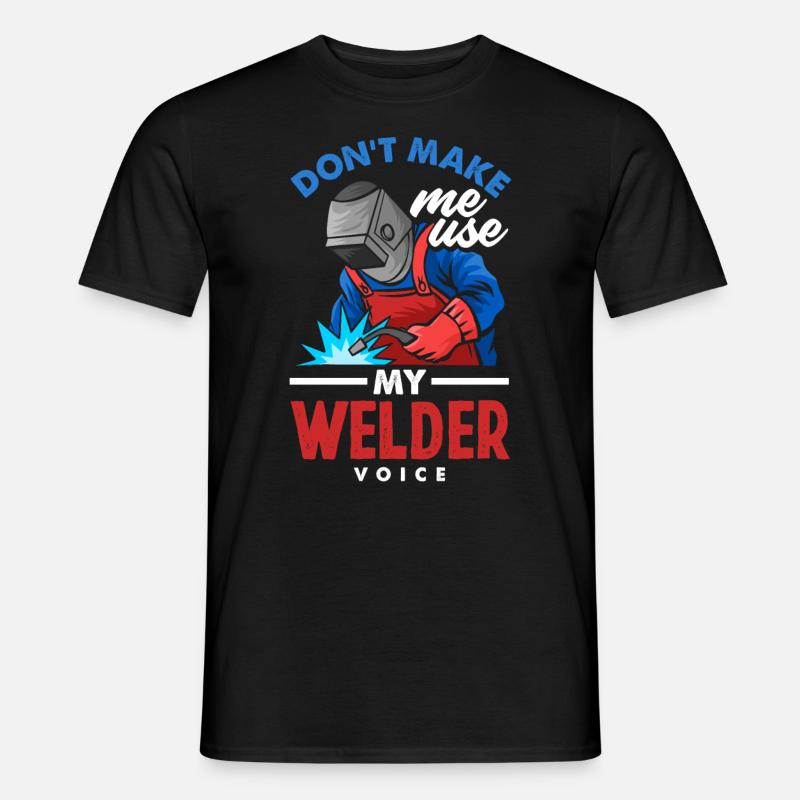 Lustiges Schweißer Geschenk - Männer T-Shirt - Schwarz