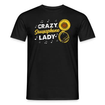 Funny Sousaphone Brass Band Player Marschband - Männer T-Shirt - Schwarz - Vorne - AI Model Male 178 light (178cm)