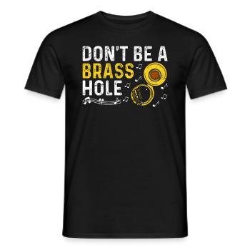 Funny Sousaphone Brass Band Player Marschband - Männer T-Shirt - Schwarz - Vorne - AI Model Male 178 light (178cm)
