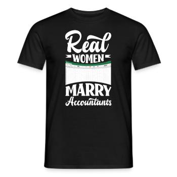 Funny Tax Advisor Accountant Gift - Men's T-Shirt - black - Front - AI Model Male 178 light (178cm)