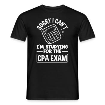 Drôle de cadeau comptable de conseiller fiscal - T-shirt homme - noir - Devant - AI Model Male 178 light (178cm)