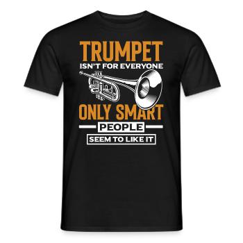 Trompete Trompeter Trompeten Spieler - Männer T-Shirt - Schwarz - Vorne - AI Model Male 178 light (178cm)