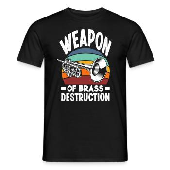 Trompete Trompeter Trompeten Spieler - Männer T-Shirt - Schwarz - Vorne - AI Model Male 178 light (178cm)
