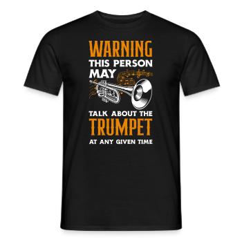 Trompete Trompeter Trompeten Spieler - Männer T-Shirt - Schwarz - Vorne - AI Model Male 178 light (178cm)