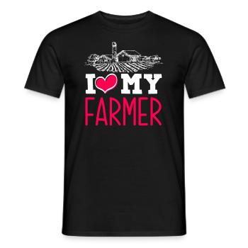 Lustiges Bauer Bauernhof Landwirt Geschenk - Männer T-Shirt - Schwarz - Vorne - AI Model Male 178 light (178cm)
