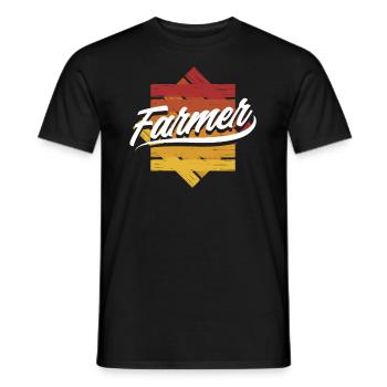 Lustiges Bauer Bauernhof Landwirt Geschenk - Männer T-Shirt - Schwarz - Vorne - AI Model Male 178 light (178cm)