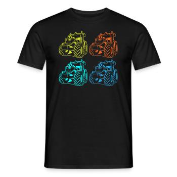 Lustiges Bauer Bauernhof Landwirt Geschenk - Männer T-Shirt - Schwarz - Vorne - AI Model Male 178 light (178cm)
