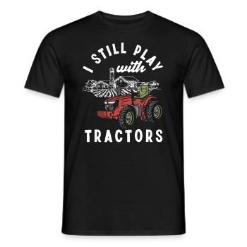 Lustiges Bauer Bauernhof Landwirt Geschenk - Männer T-Shirt - Schwarz - Vorne - AI Model Male 178 light (178cm)