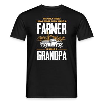 Lustiges Bauer Bauernhof Landwirt Geschenk - Männer T-Shirt - Schwarz - Vorne - AI Model Male 178 light (178cm)