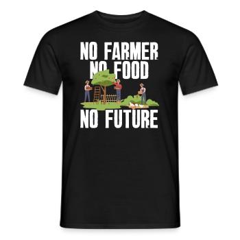 Lustiges Bauer Bauernhof Landwirt Geschenk - Männer T-Shirt - Schwarz - Vorne - AI Model Male 178 light (178cm)
