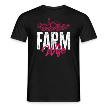 Lustiges Bauer Bauernhof Landwirt Geschenk - Männer T-Shirt - Schwarz - Vorne - AI Model Male 178 light (178cm)
