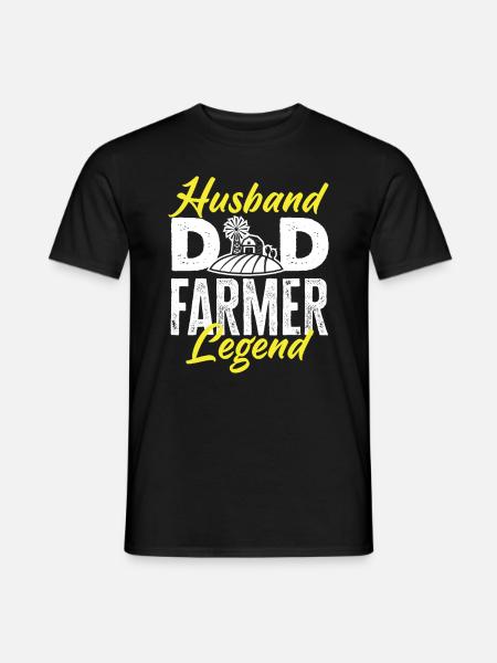 Funny Farmer Farm Farmer Gift - Men's T-Shirt - black