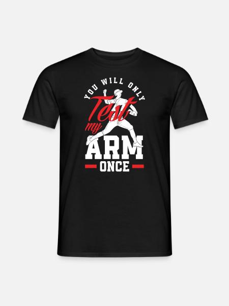 Drôle de baseball - T-shirt homme - noir