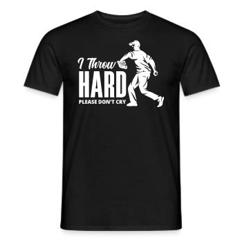Lustiger Baseball - Männer T-Shirt - Schwarz - Vorne - AI Model Male 178 light (178cm)