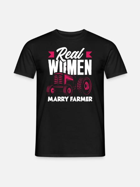 Funny Farmer Farm Farmer Gift - Men's T-Shirt - black