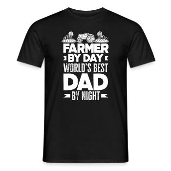 Lustiges Bauer Bauernhof Landwirt Geschenk - Männer T-Shirt - Schwarz - Vorne - AI Model Male 178 light (178cm)