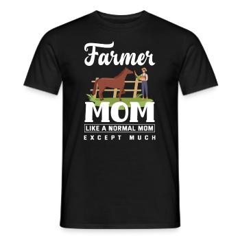 Lustiges Bauer Bauernhof Landwirt Geschenk - Männer T-Shirt - Schwarz - Vorne - AI Model Male 178 light (178cm)