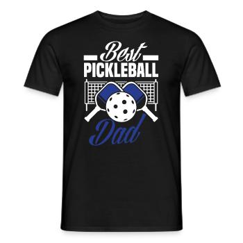 Lustiges Pickleball Geschenk - Männer T-Shirt - Schwarz - Vorne - AI Model Male 178 light (178cm)