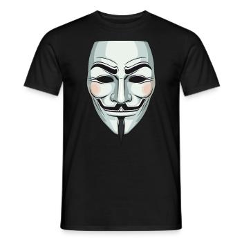 Drôle Hacker Style Hacking Amant Ordinateur - T-shirt homme - noir - Devant - AI Model Male 178 light (178cm)