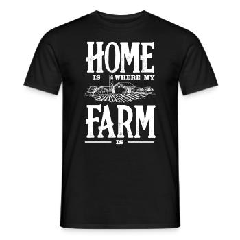 Lustiges Bauer Bauernhof Landwirt Geschenk - Männer T-Shirt - Schwarz - Vorne - AI Model Male 178 light (178cm)