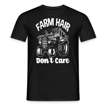 Lustiges Bauer Bauernhof Landwirt Geschenk - Männer T-Shirt - Schwarz - Vorne - AI Model Male 178 light (178cm)