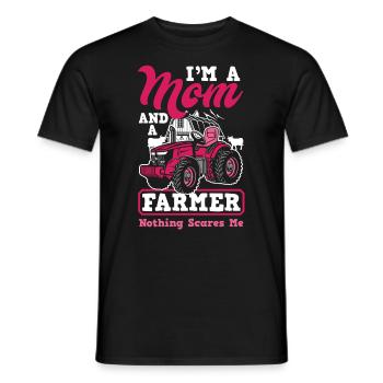 Lustiges Bauer Bauernhof Landwirt Geschenk - Männer T-Shirt - Schwarz - Vorne - AI Model Male 178 light (178cm)