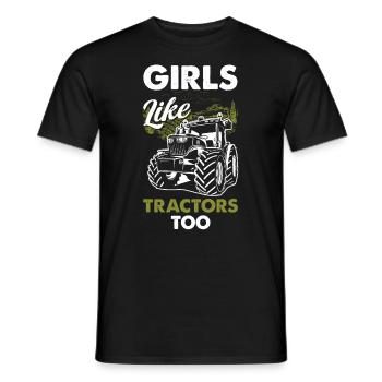 Lustiges Bauer Bauernhof Landwirt Geschenk - Männer T-Shirt - Schwarz - Vorne - AI Model Male 178 light (178cm)